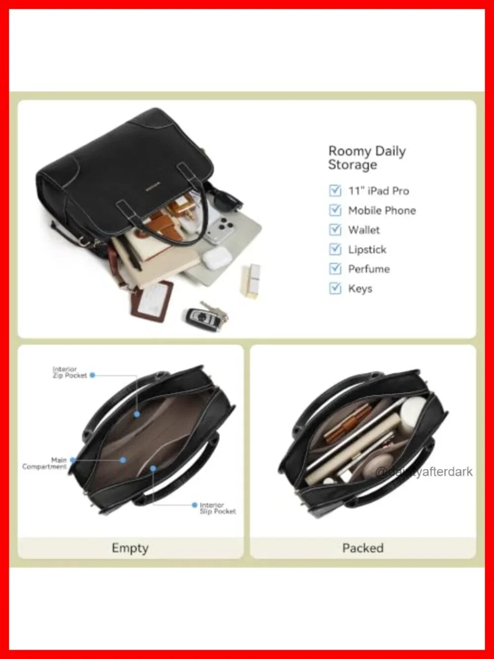 Structured Satchel Handbag with Top Handles, Faux Leather, Adjustable Strap